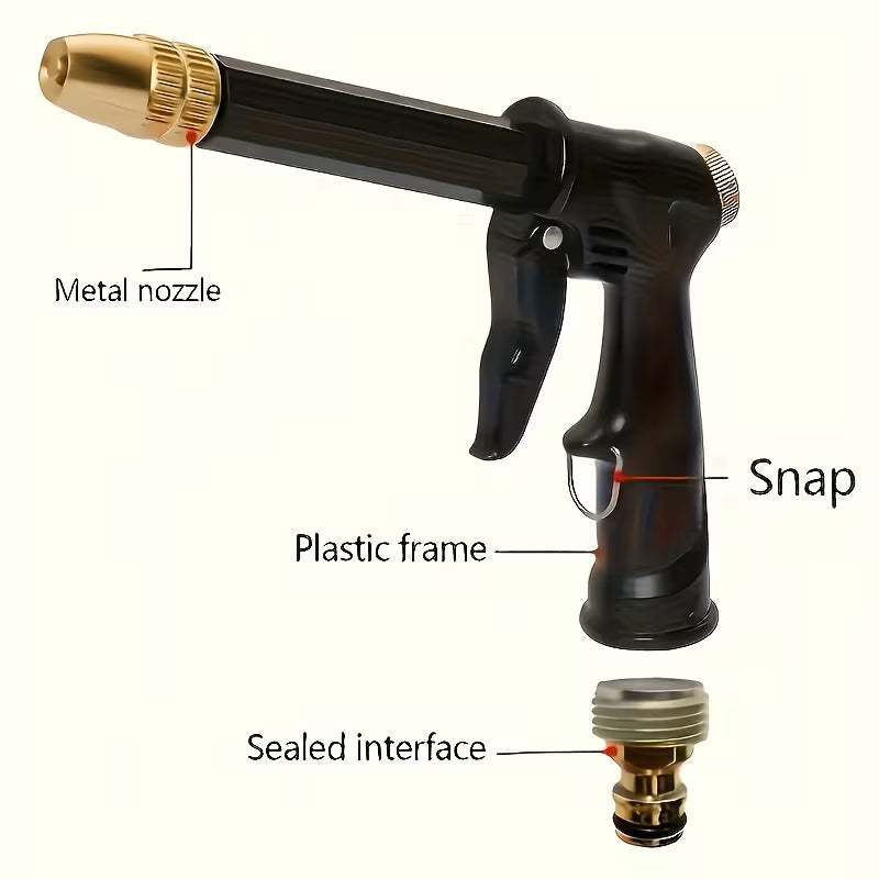 🔥High-Pressure Water Gun – Handheld Car Wash + Garden Sprayer + Household Cleaner
