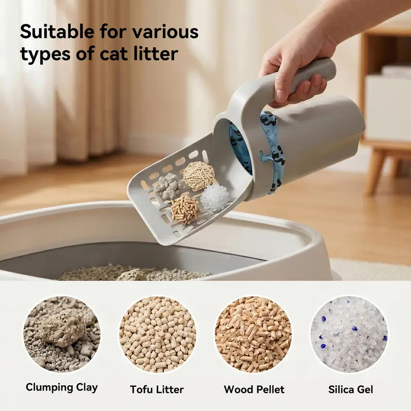 🔥 50% OFF TODAY | Cat Litter Scooper with Holder