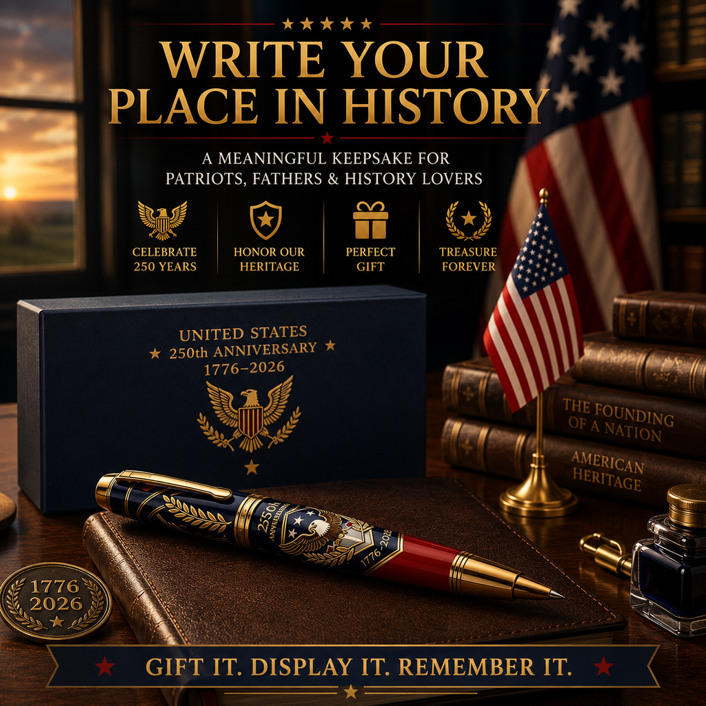 🇺🇸 America 250th Anniversary Commemorative Pen Gift Set | 1776–2026 Patriotic Keepsake