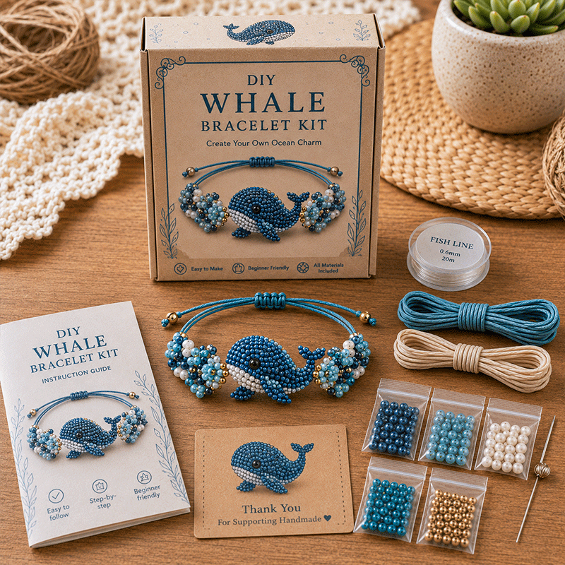 🔥50% Off Last Day - 🐙DIY Beaded Bracelet Making Kit