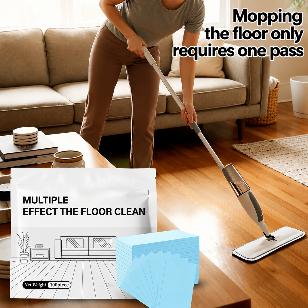 💧 Floor Cleaning Tablets – Dissolve Instantly, Deep Clean, Antibacterial, Safe for All Floors