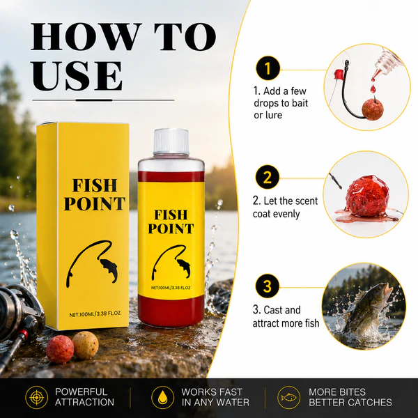 🐟Concentrated Fish Attractant Liquid – Fast-Acting Red Worm Formula
