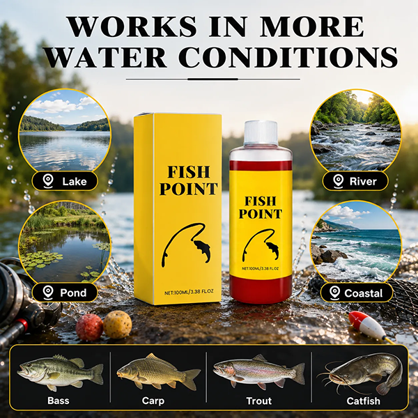 🌊 Premium Fish Lure Attractant Red Worm Formula Easy Fishing