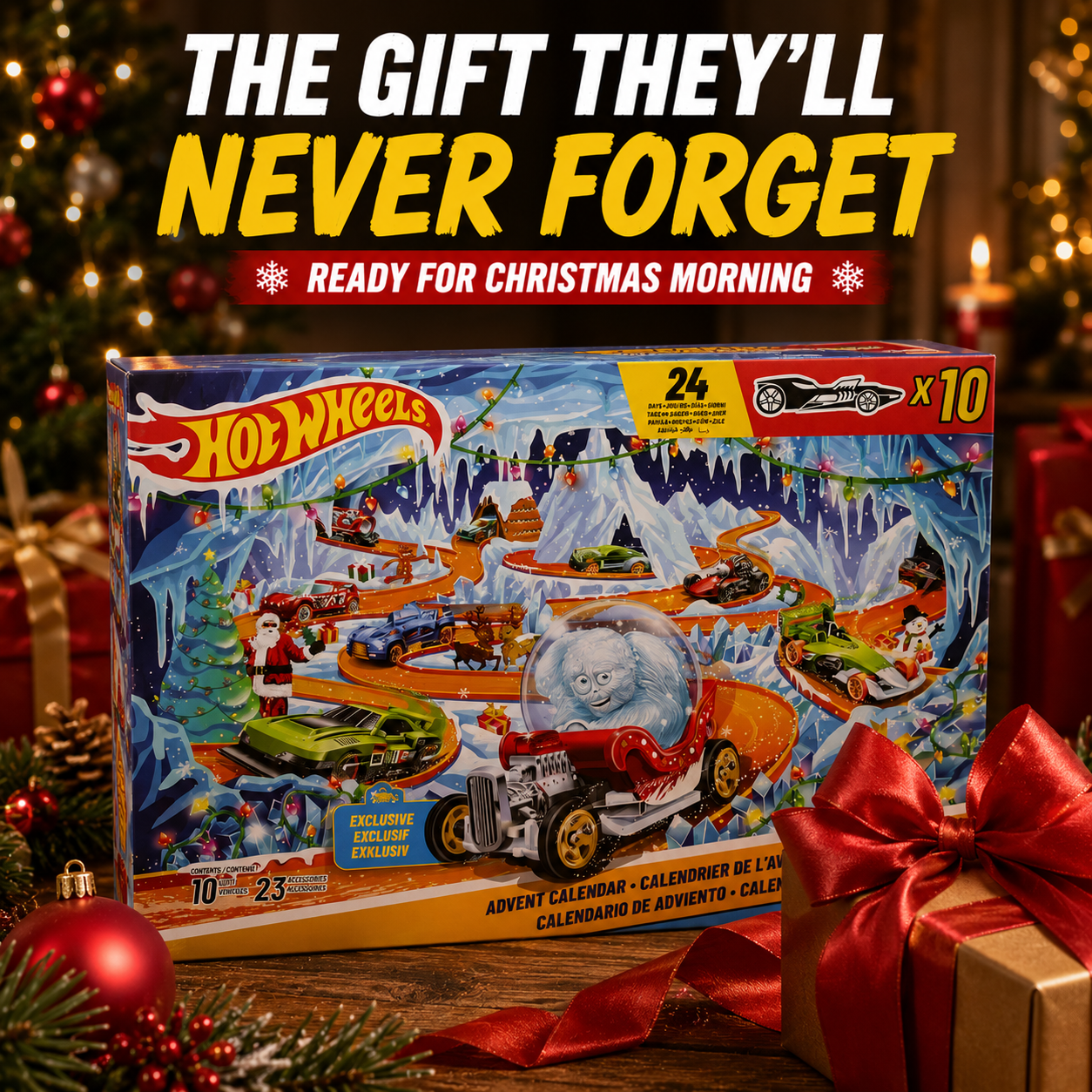🔥 LAST DAY 50% OFF-🎄 24-Day Holiday Racing Advent Calendar