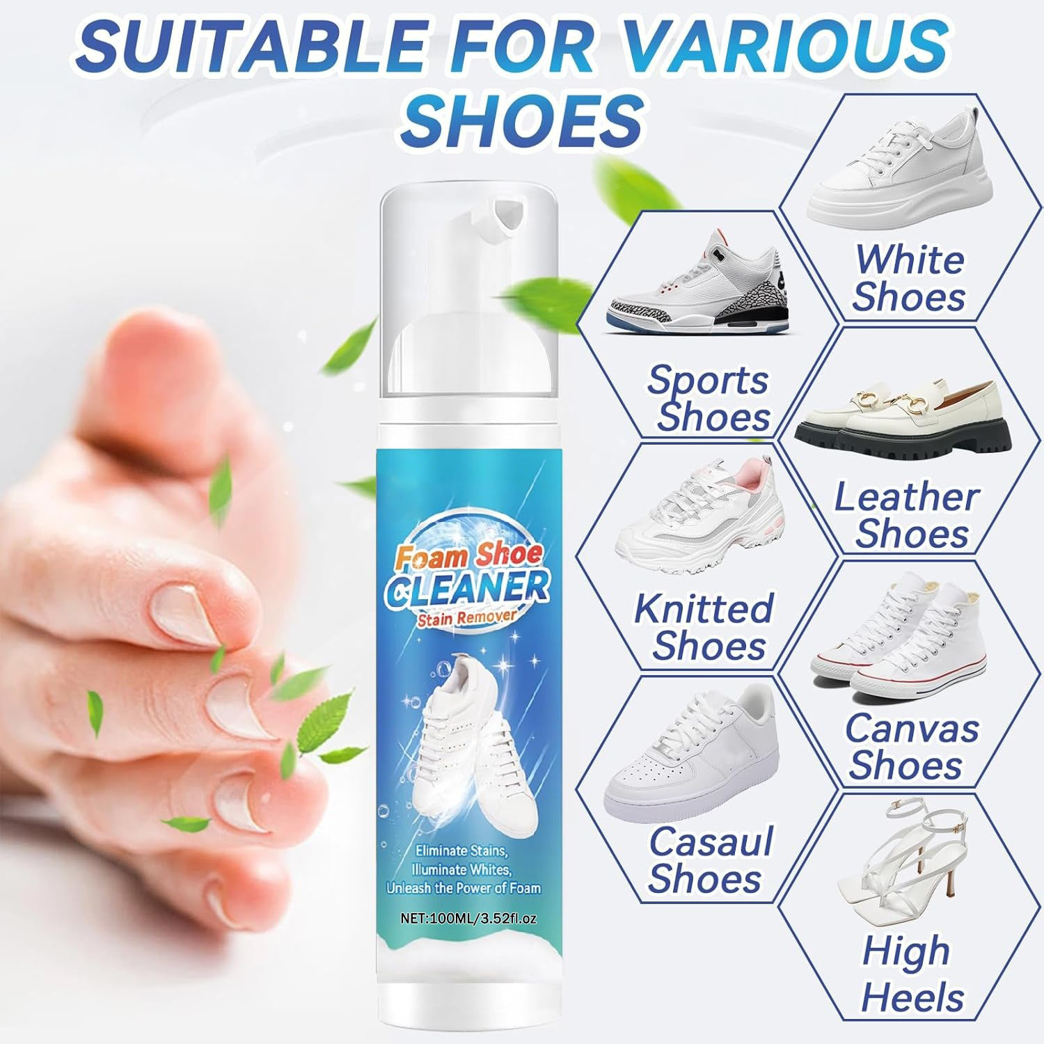 🔥LAST DAY 49% OFF -👟All Purpose Shoe Care Set Fits Multiple Material Shoes