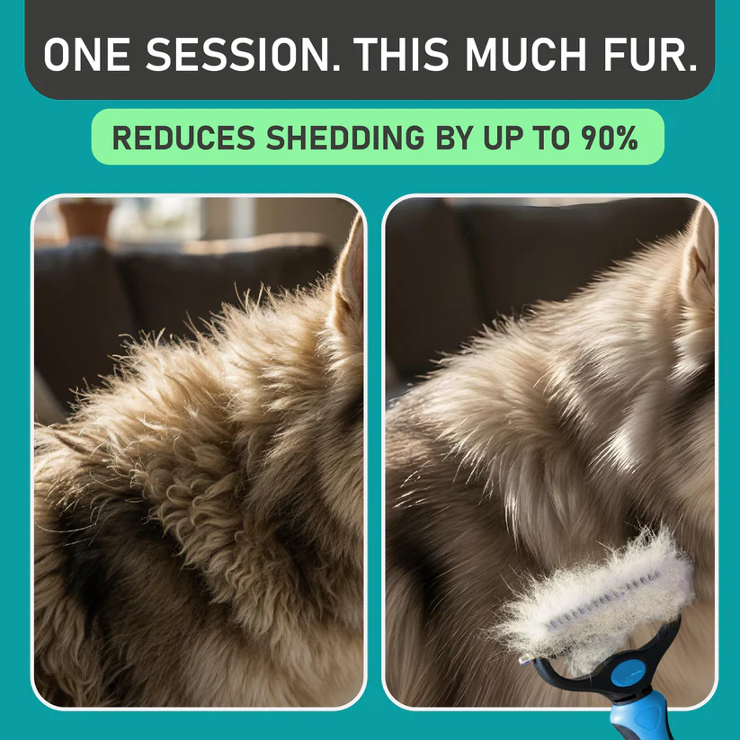 Pet Knotter Dog Grooming Hair Removal Pet Tools Hair Removal Comb Brush Double Sided Pet Supplies