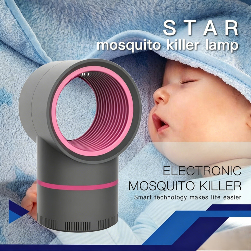 🔇LED Mosquito Killer – Quiet UV Light Bug Trap for Home