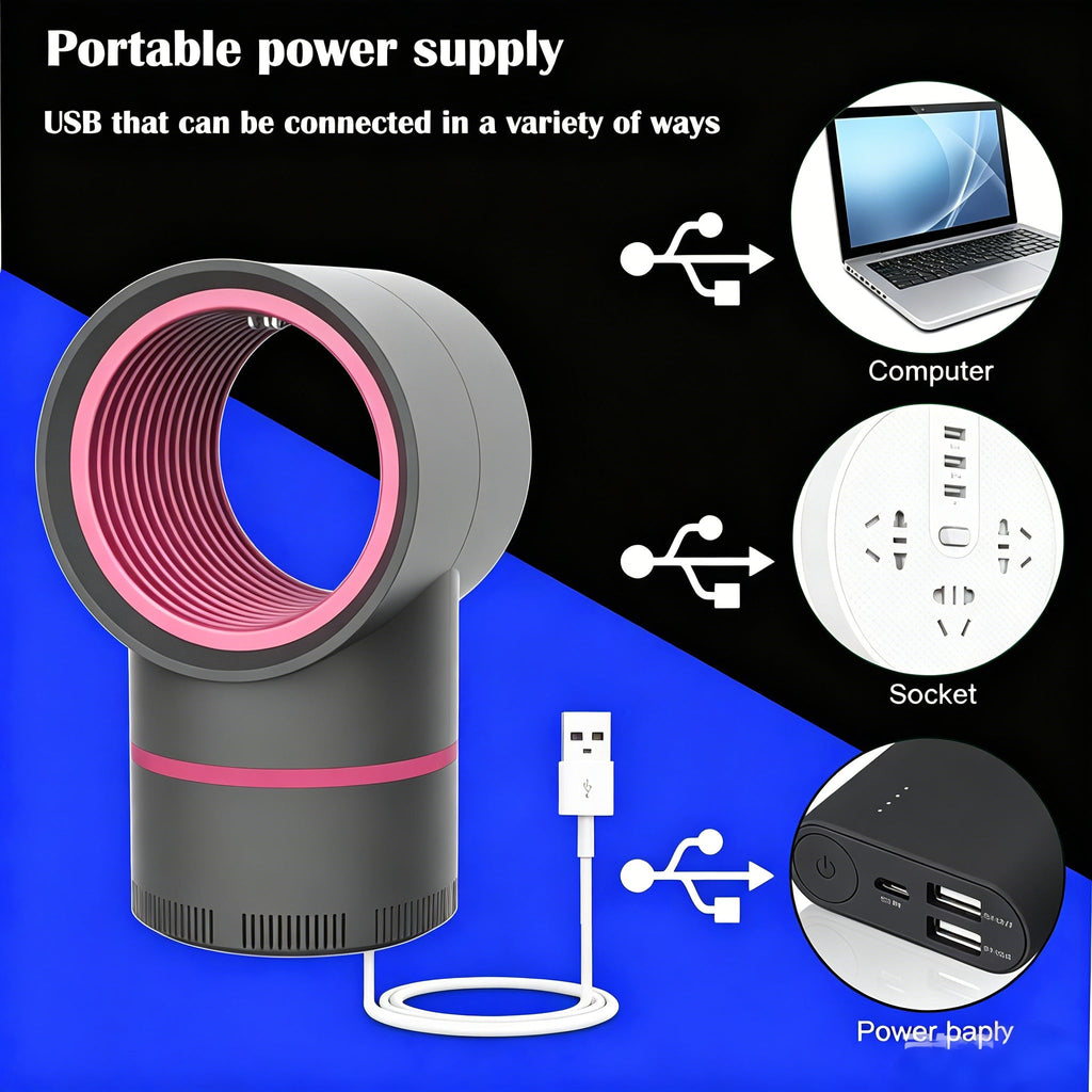 🦟 LED Mosquito Killer Lamp – Mute UV Light, Bug Trap for Home