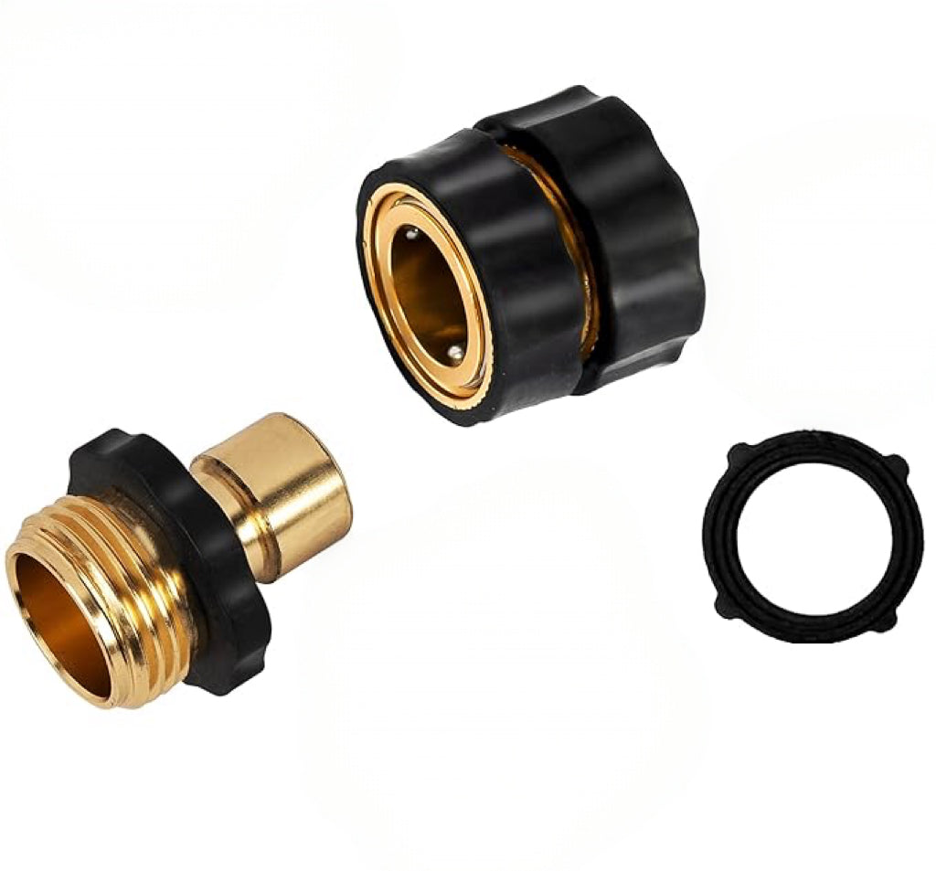 💧 Universal Quick Connect Pro Garden Hose Fittings – Heavy-Duty Reusable Premium Rust-Proof Hose Coupler Set 🛠️