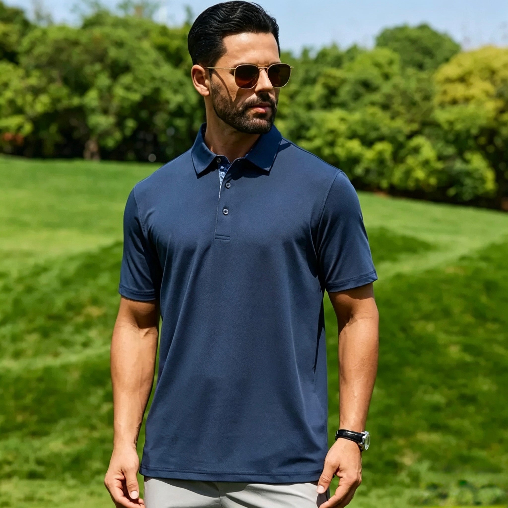 ⚡Men's Quick-Dry Performance Polo Shirt | Moisture-Wicking & UPF30+