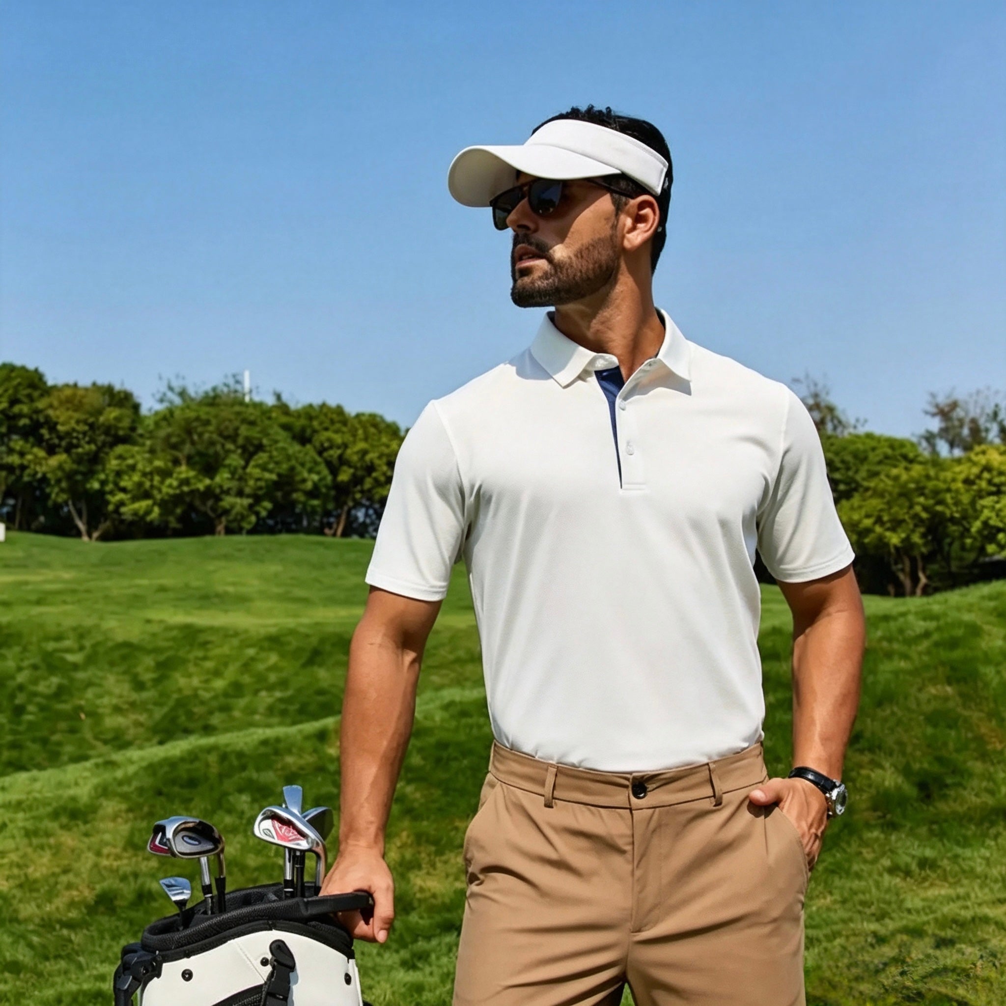 ⚡Men's Quick-Dry Performance Polo Shirt | Moisture-Wicking & UPF30+
