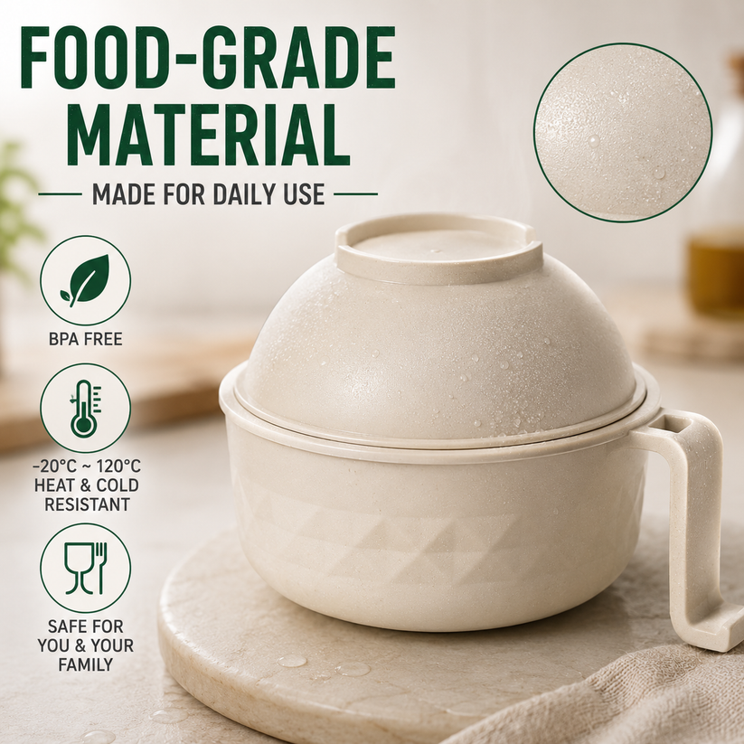 🍜 All-in-One Microwave Noodle Bowl Set
