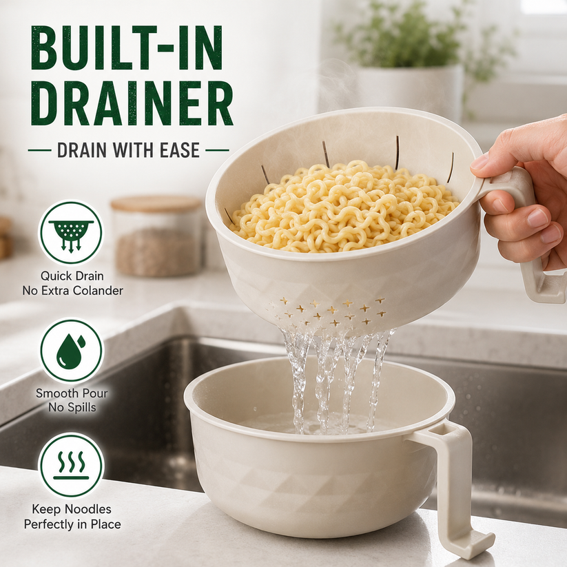 🍜 All-in-One Microwave Noodle Bowl Set