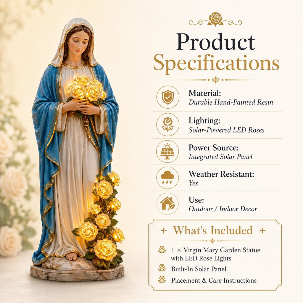 🔥Last Day 49% OFF 💗Virgin Mary Garden Light