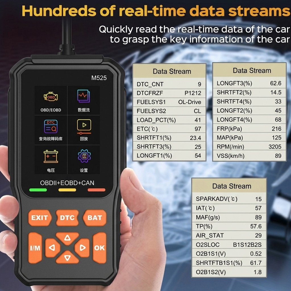 🎁Hot Sale Promotion 49% OFF🔥 OBD2 Scanner Live Data Professional