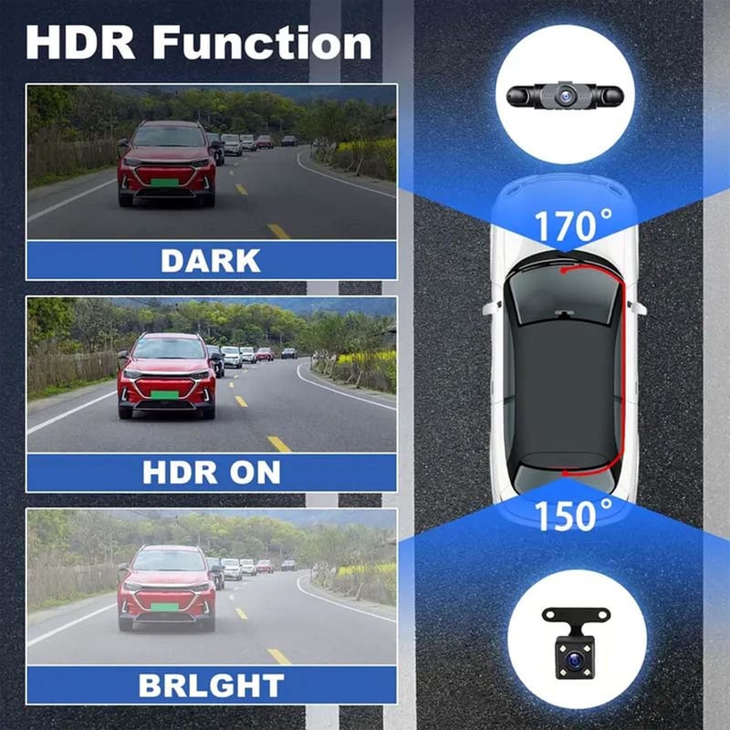 🎁🎁LAST DAY 49% OFF🔥Full View Car Dashcam System