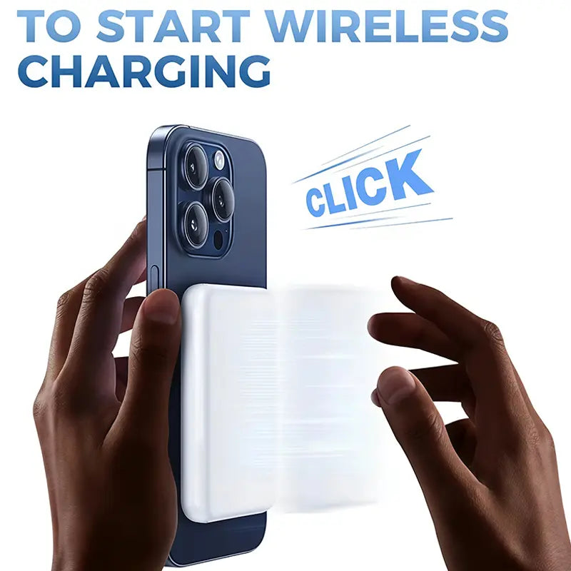 5000mAh Magnetic Power Bank for Phone 12-17 Series with MagSafe