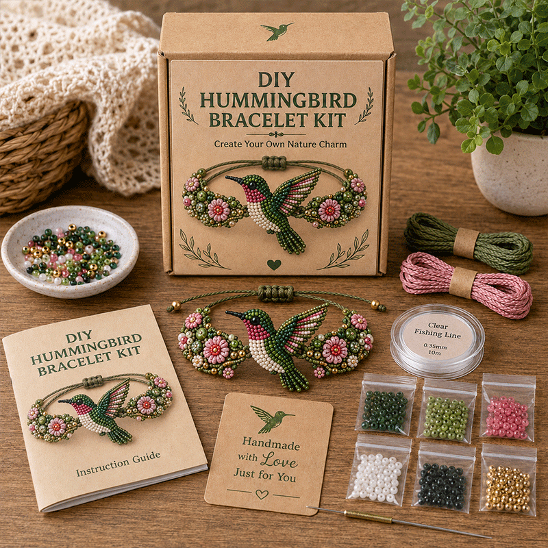 🔥50% Off Last Day - 🐙DIY Beaded Bracelet Making Kit