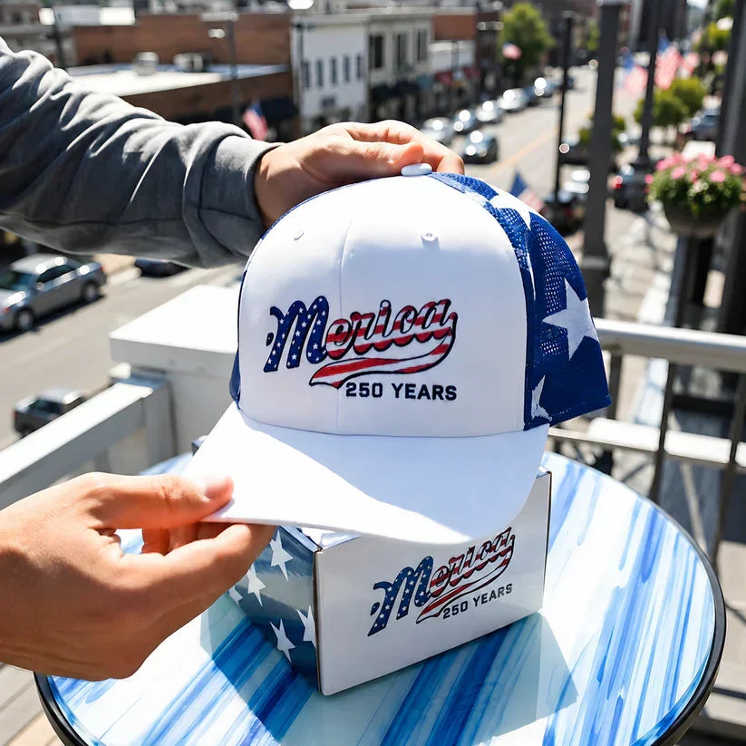 🔥Last day 50% OFF🎁Merica 250 Years Embroidered Mesh Back Trucker Hat