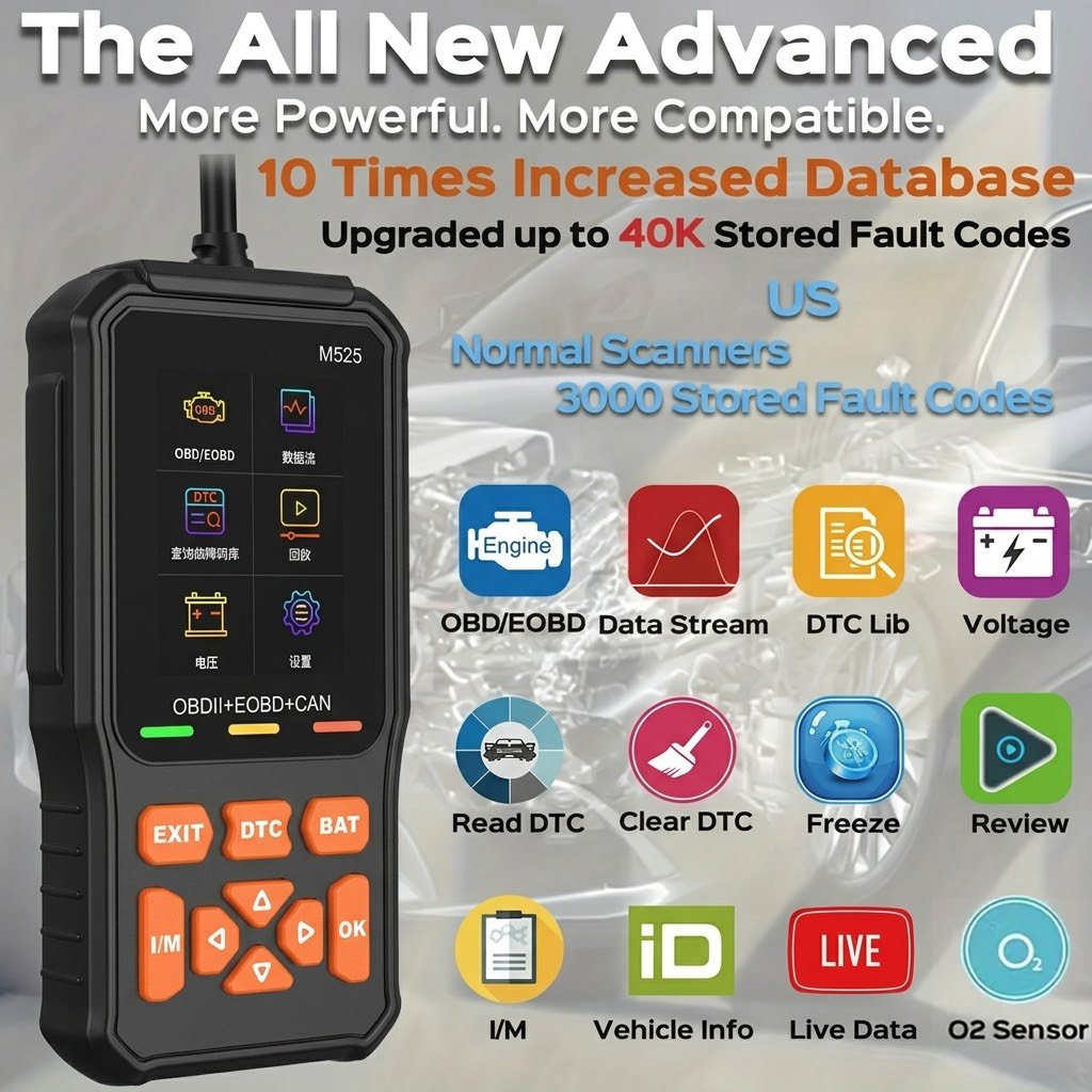 🎁Hot Sale Promotion 49% OFF🔥 OBD2 Scanner Live Data Professional