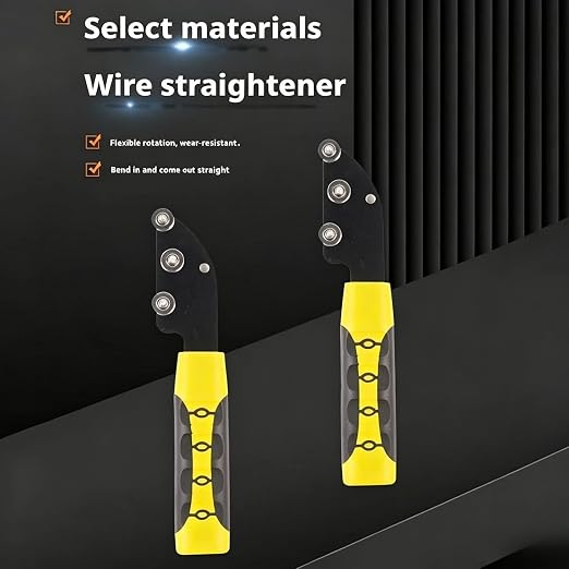 Stainless Steel Cable Straightener Tool - Professional Manual Untwisting & Bending Device for Electricians, HVAC & Telecom Projects