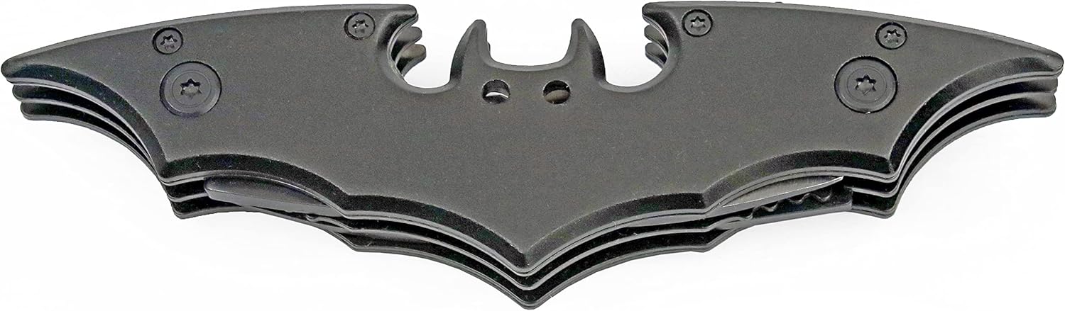 🦇 Dual Blade Folding Knife – Bat-Wing Design, Safety Lock, EDC Powerhouse