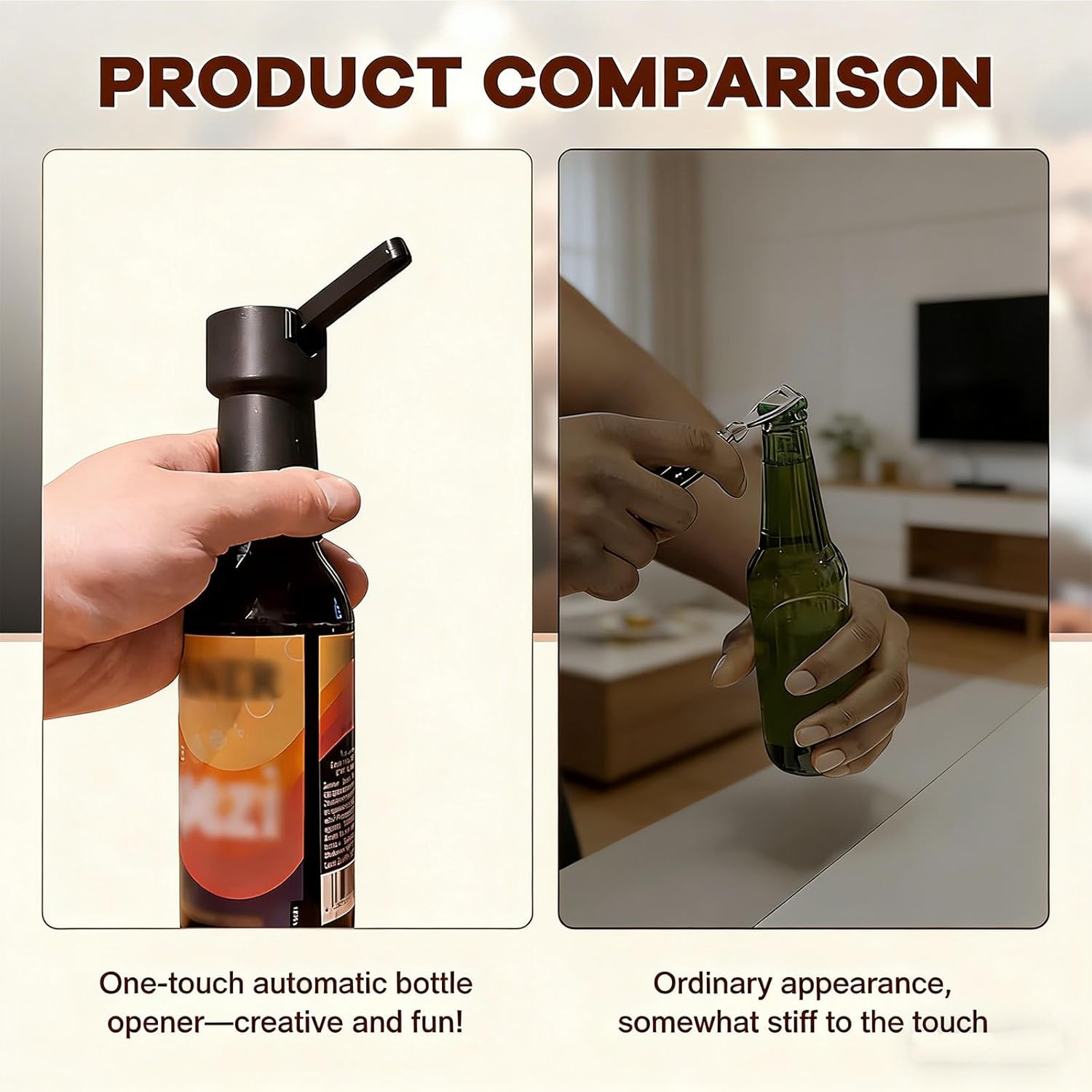 🔥Pop the Top: The Bottle Opener, Funny Beer Cap Launcher Shooter