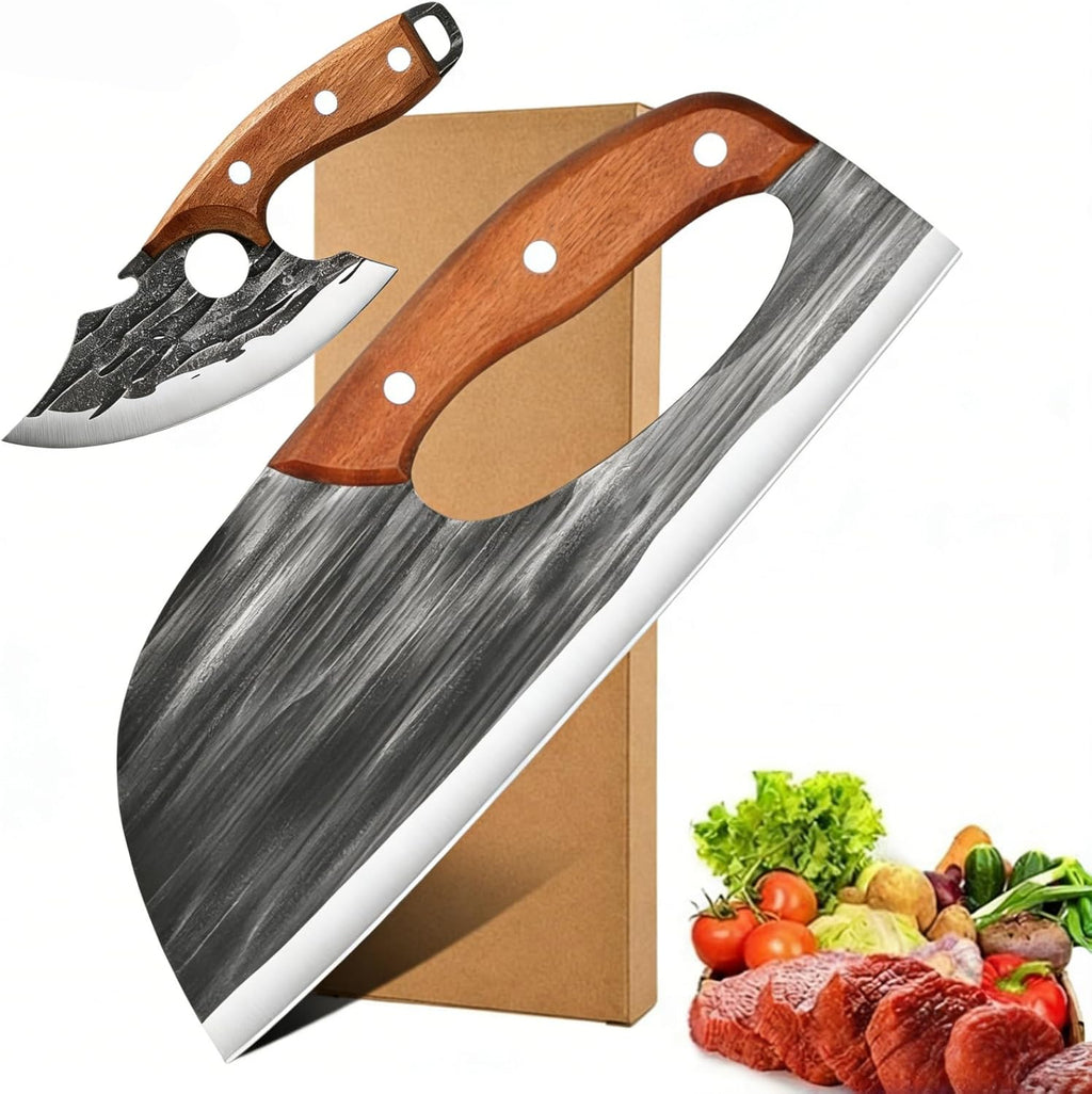 📦[Buy 1 Get 1 Free] New Premium 2-Piece Kitchen Knife Set – Hand-Forged
