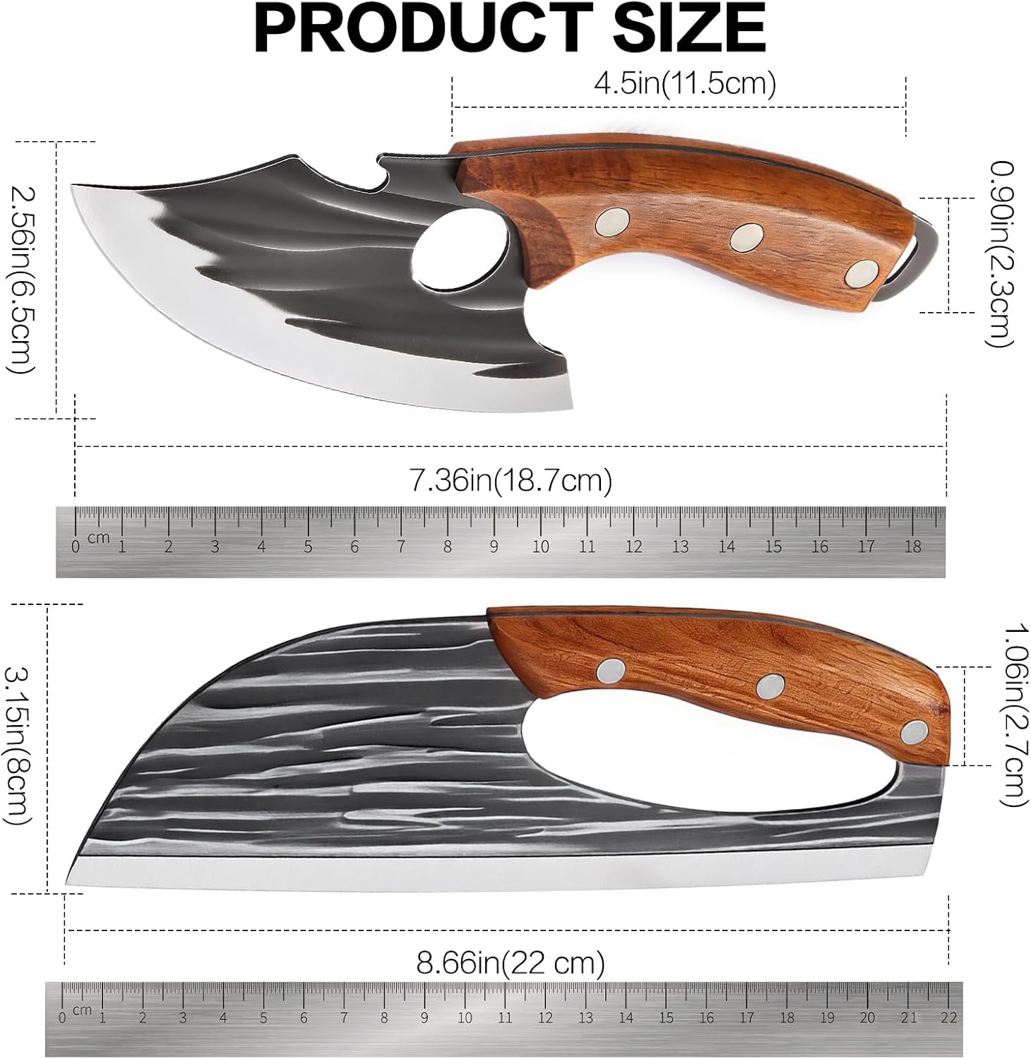 📦[Buy 1 Get 1 Free] New Premium 2-Piece Kitchen Knife Set – Hand-Forged