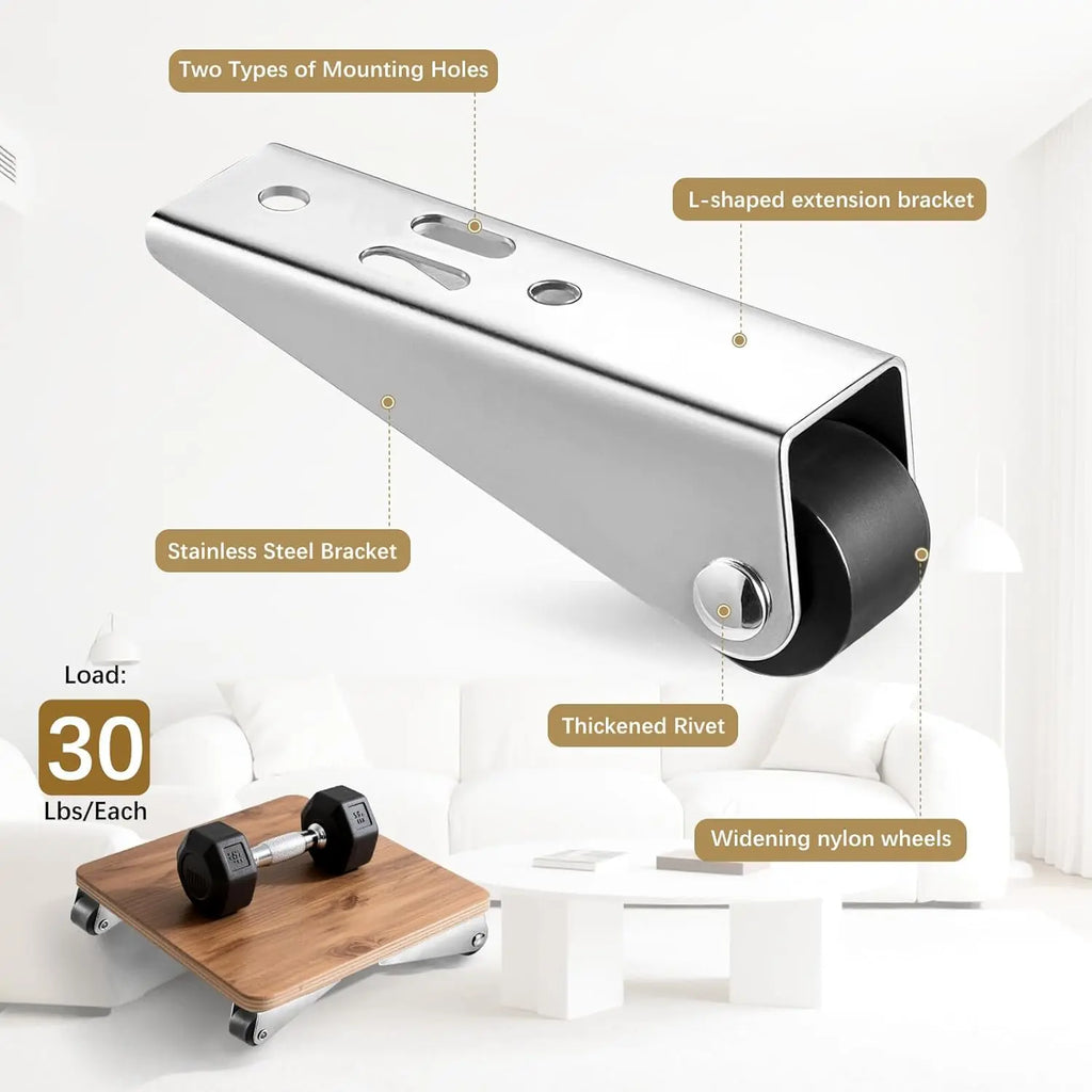 Vertical Track Roller Wheel Sliding Door Bottom Guide