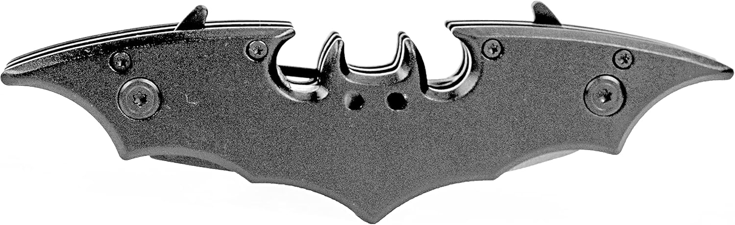 🦇 Dual Blade Folding Knife – Bat-Wing Design, Safety Lock, EDC Powerhouse