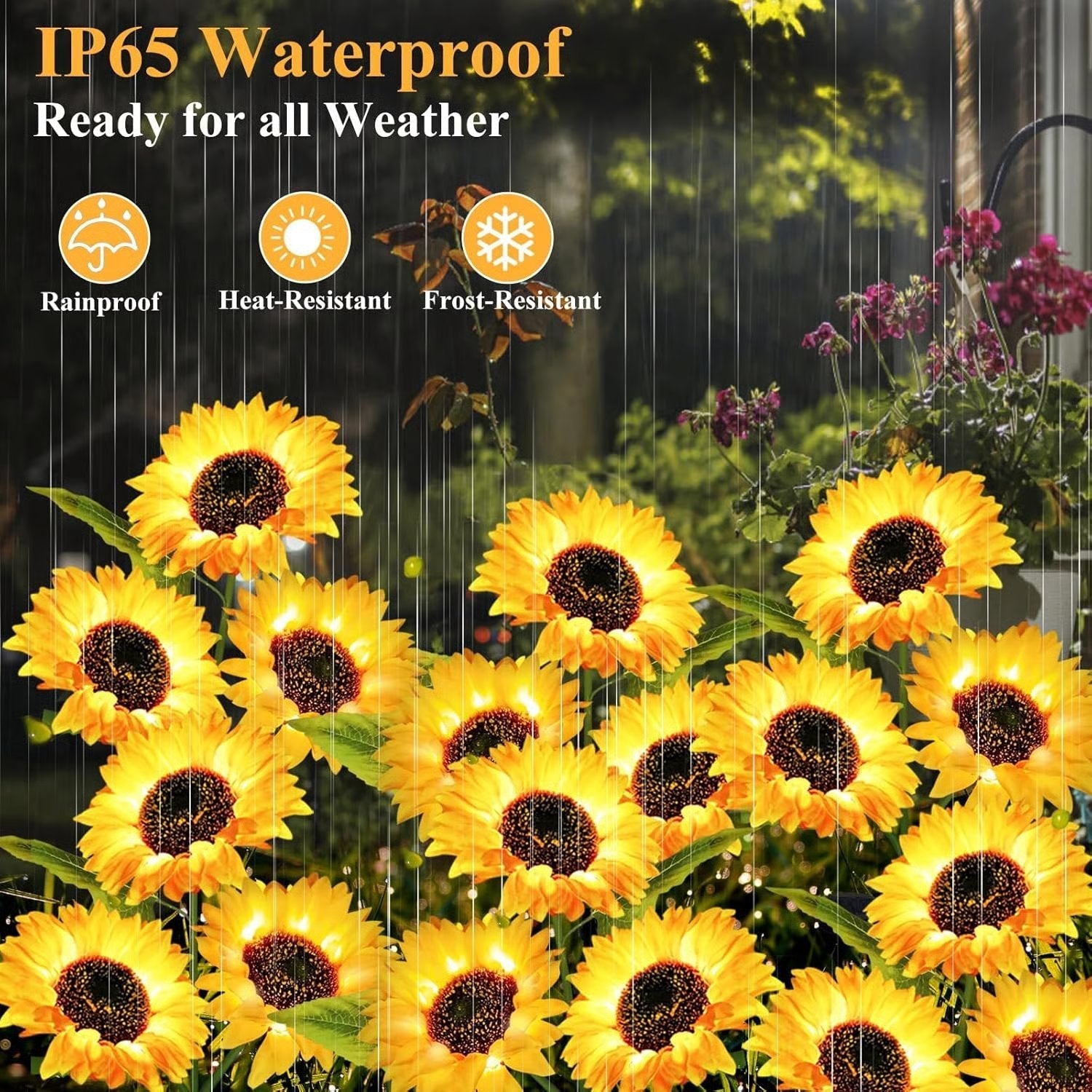 🌻 49% OFF🔥Solar Sunflower Garden Lights: Illuminate Your Outdoors with Sun-Kissed Charm