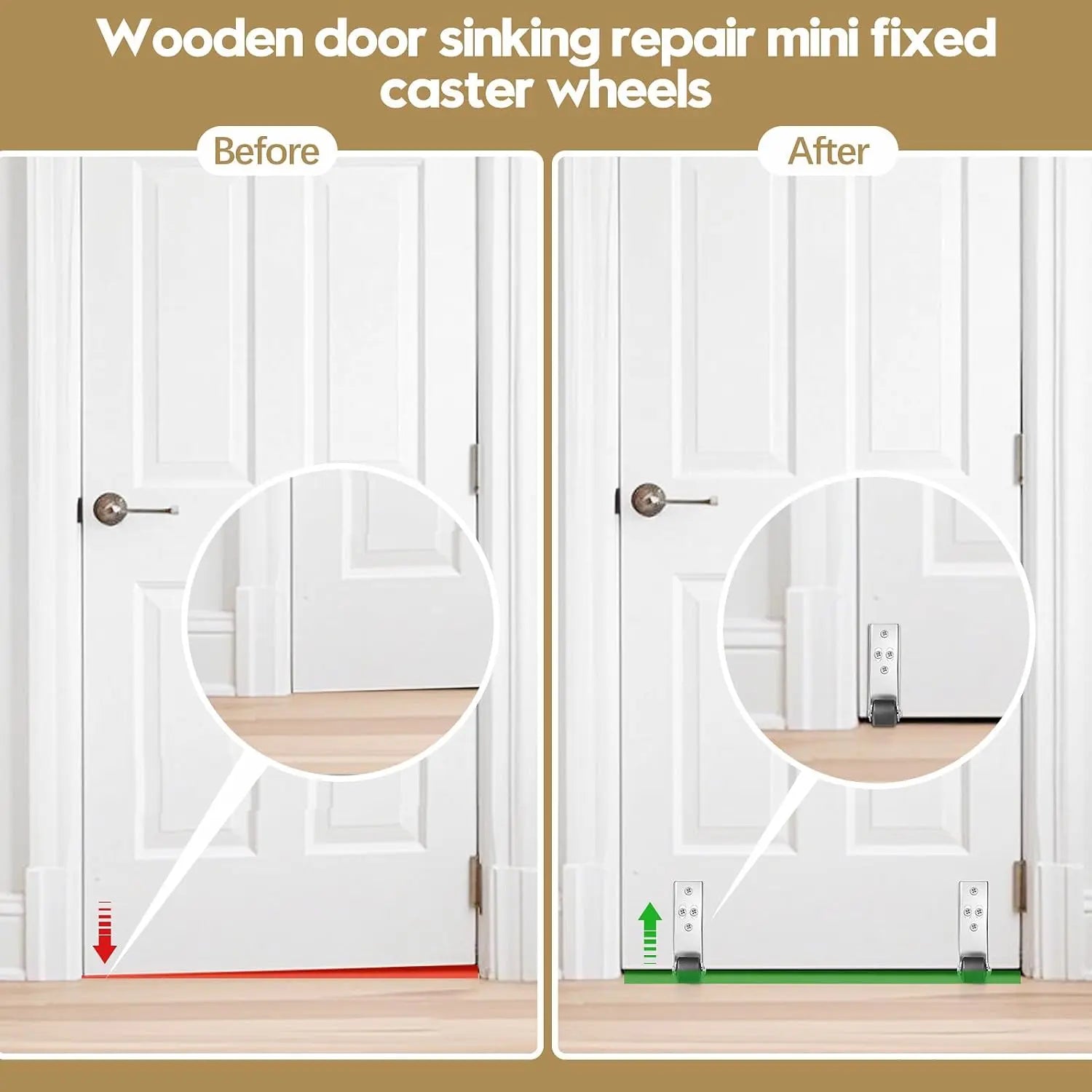 Vertical Track Roller Wheel Sliding Door Bottom Guide