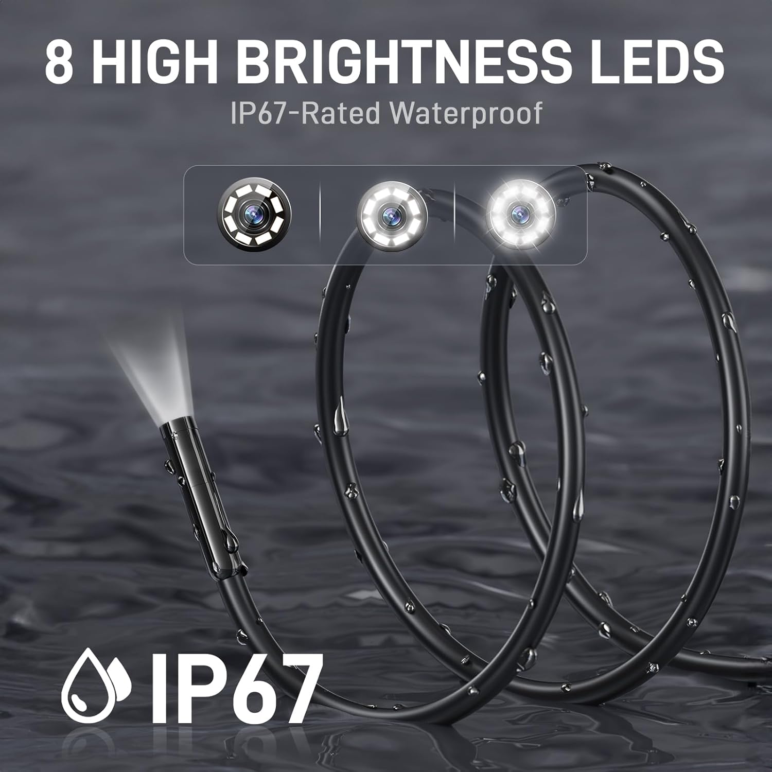 🔎 Plug-and-Play Endoscope Camera - Compatible with Android & iPhone & ipad for Direct Connection