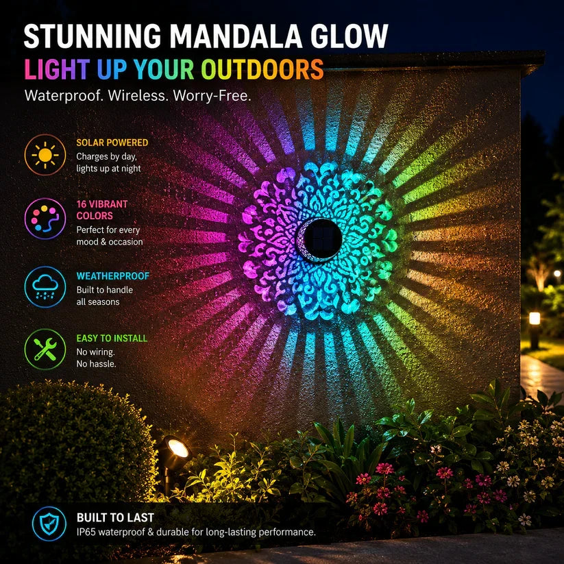 ✨ 2026 New Solar Mandala Lights
