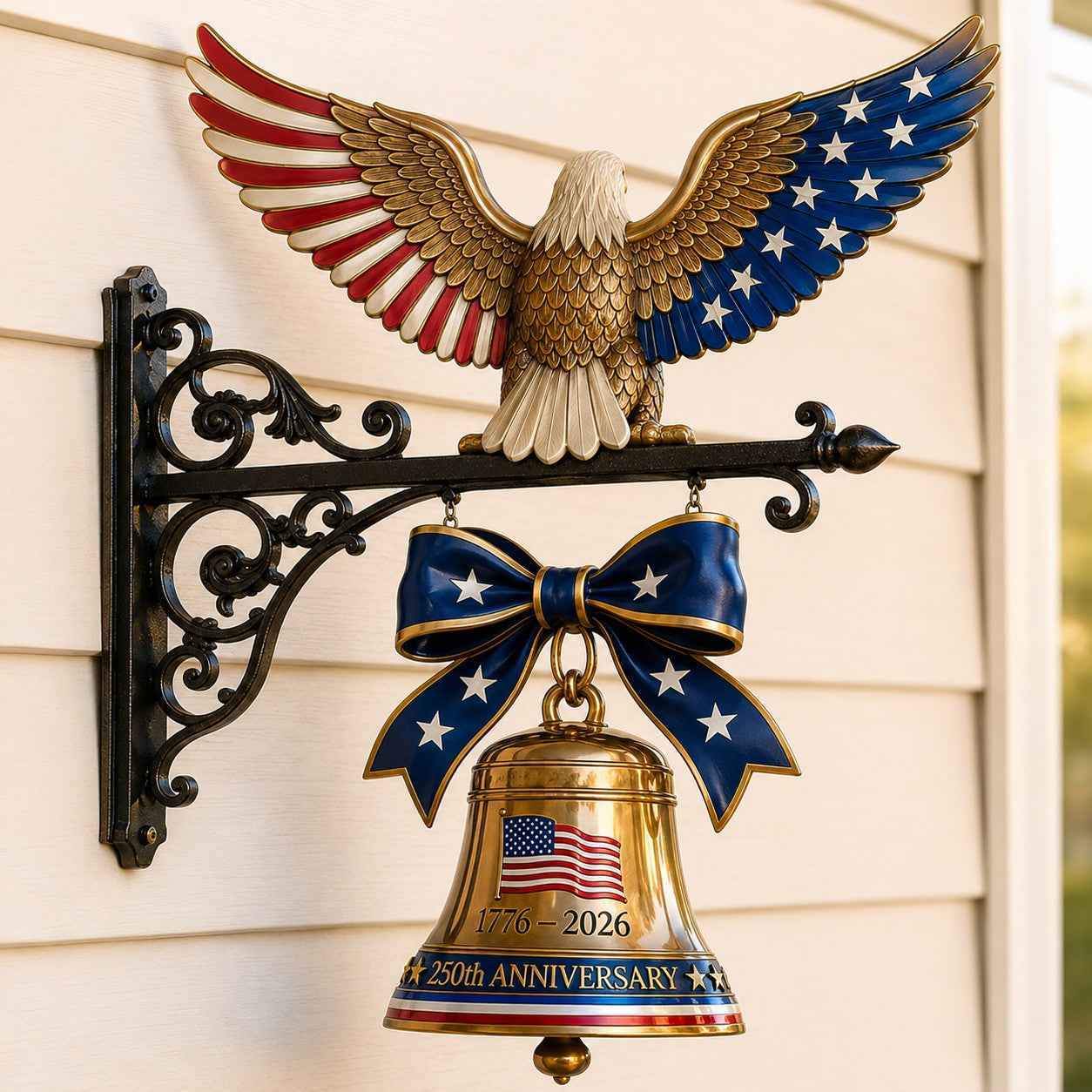 Best Sellers🔔 Ring in the Semiquincentennial: 1776-2026 "Spirit of Liberty" Eagle Bell