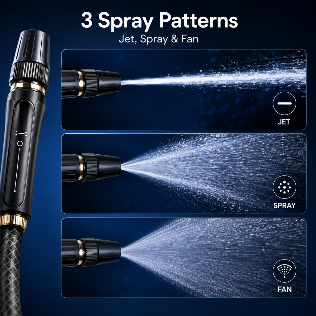 💧 2026 Hydro Jet Wand – High-Pressure Hose Nozzle, 2-in-1 Jet & Fan Spray