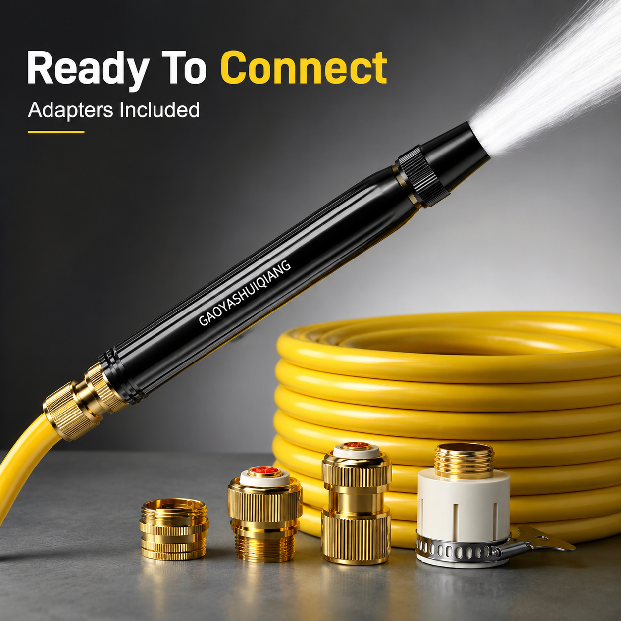💧 2026 Hydro Jet Wand – High-Pressure Hose Nozzle, 2-in-1 Jet & Fan Spray