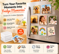 📸 DIY Photo Fridge Magnets Kit – Create Personalized Memory Keepsakes