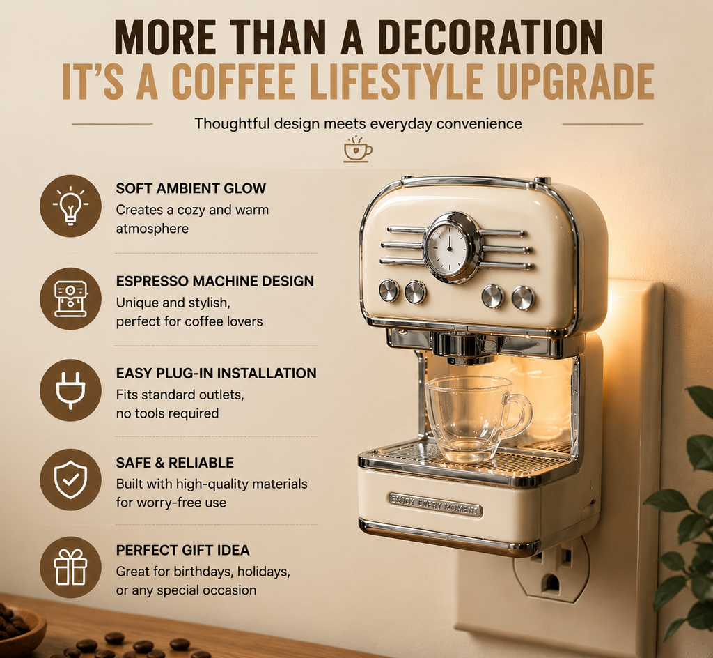 🔥 55% OFF TODAY | 😍 This Tiny Coffee Machine Decor Instantly Upgrades Your Coffee Corner Aesthetic