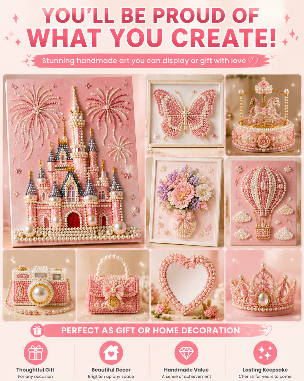 🖋️ DIY Craft Kit for Beginners – Fun Handmade Creative Activity Set for Kids & Adults