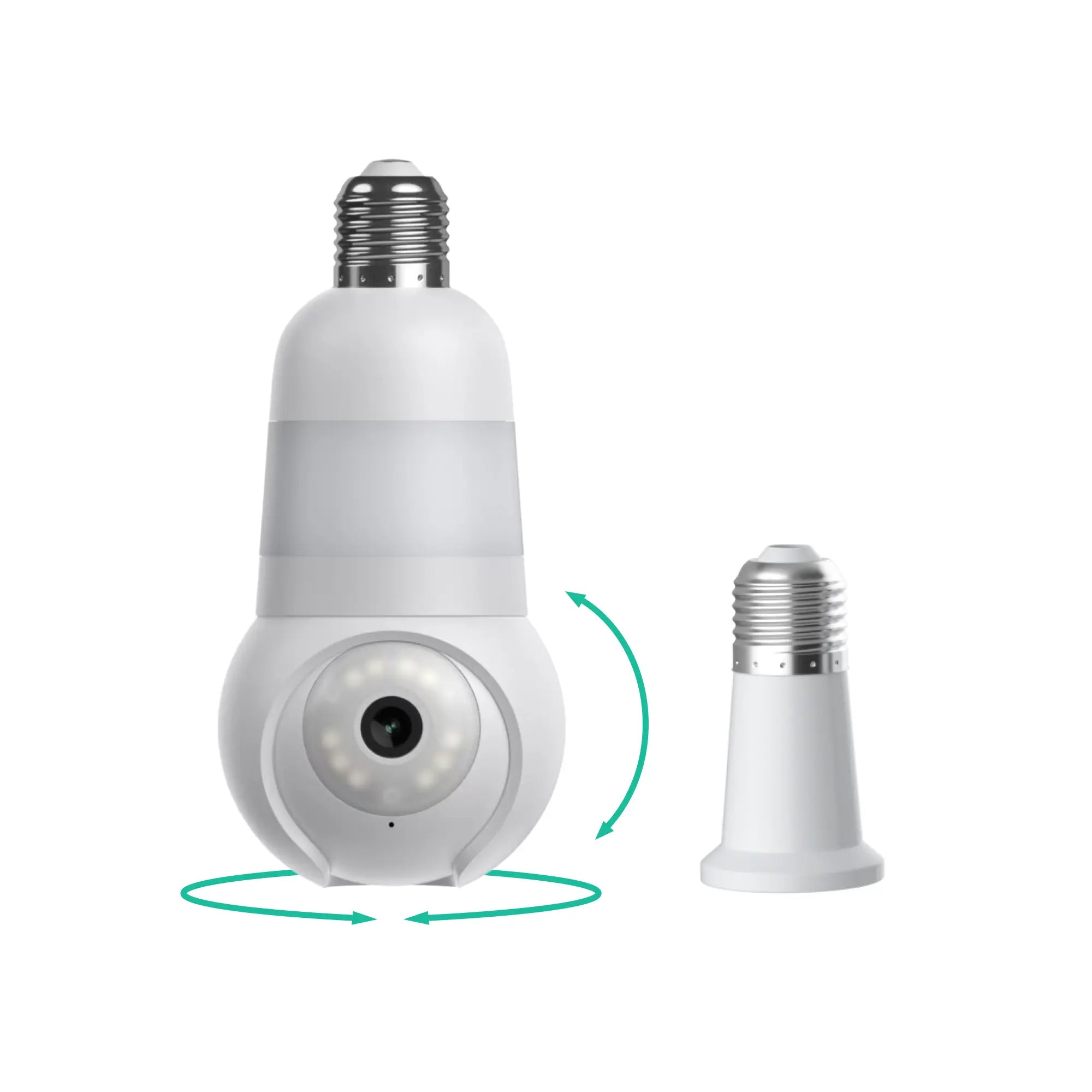 2K Light Bulb Security Camera | 360° WiFi Home Camera