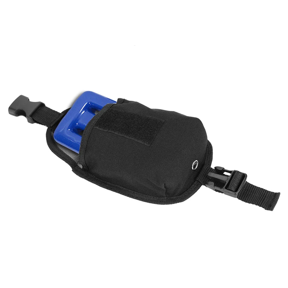 KEEP DIVING Diving Weight Pocket 2KG Scuba Diving Weight Belt Pocket with Quick Release Buckle