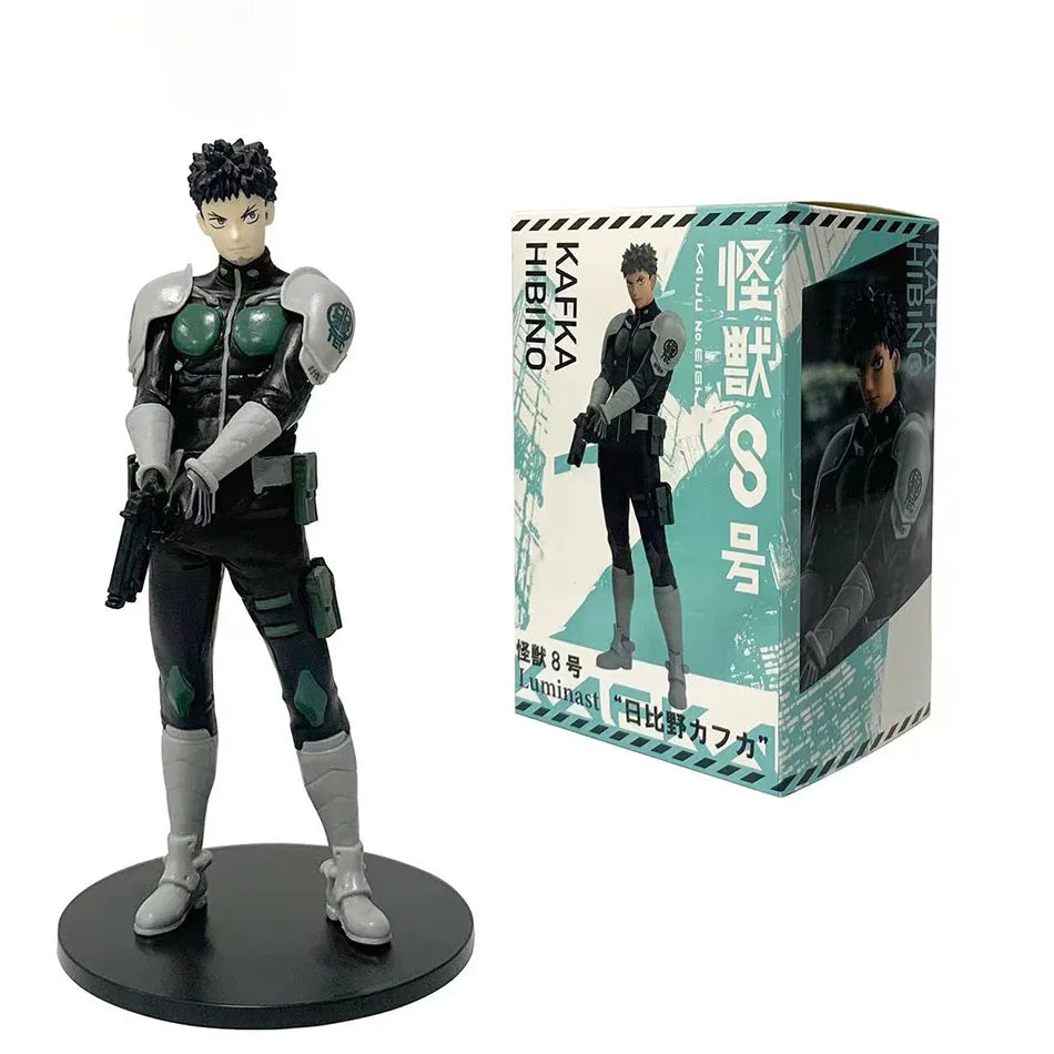 Hot 21cm Kaiju Number Eight Figure Kafka Hibino Stands Monster Form No. 8 Anime Decoration Model Ornaments