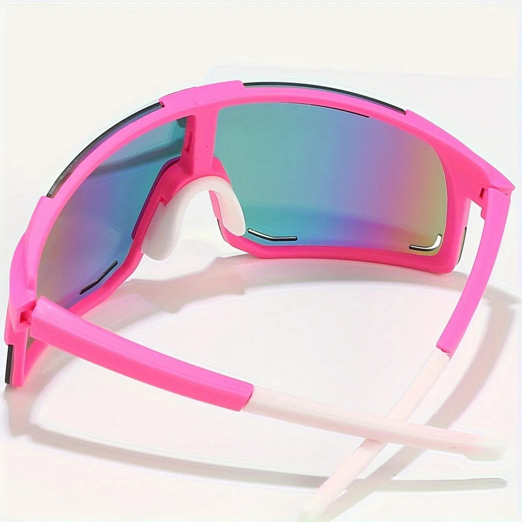 Sports Wrap Around Sunglasses For Women Men Large One Piece Sun Shades For Cycling Fishing Skiing Fashion Sun Glasses UV400