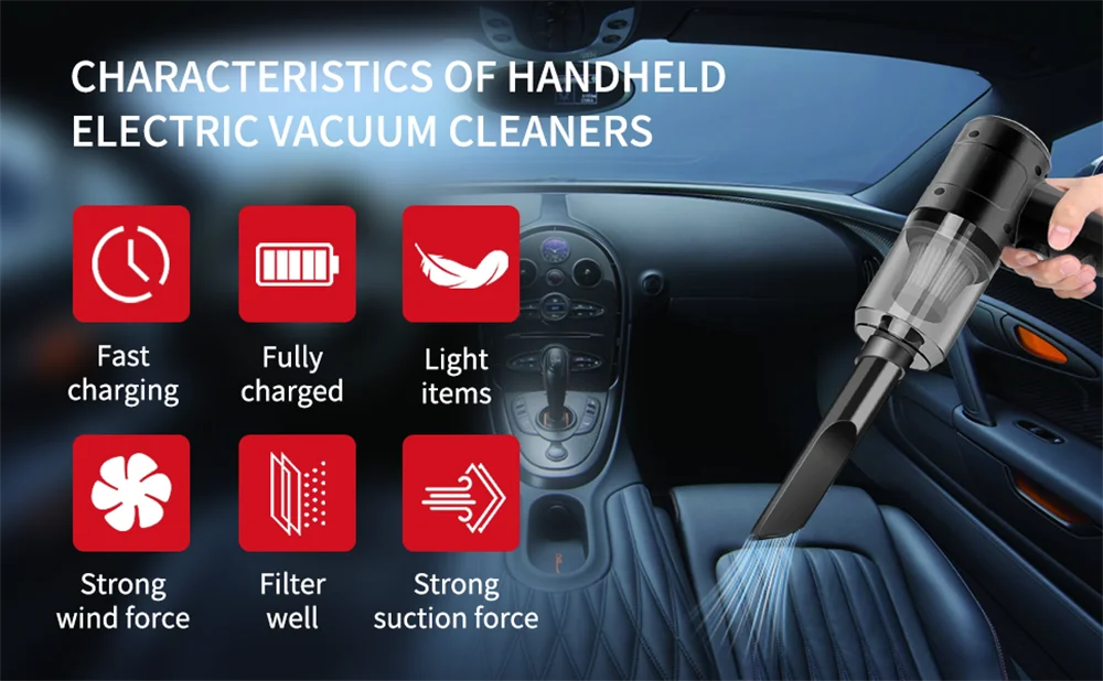 2-in-1 Handheld Vacuum & Air Duster