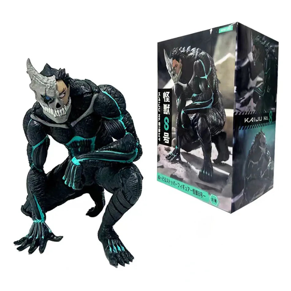 Hot 21cm Kaiju Number Eight Figure Kafka Hibino Stands Monster Form No. 8 Anime Decoration Model Ornaments