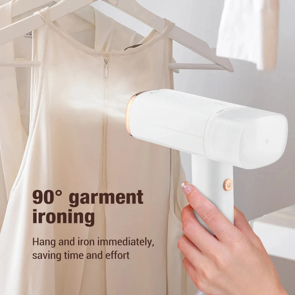HOMEFISH Garment Steamers 130ml Handheld Fabric Steamer Fast-Heat 1000W Iron Steam Cleaner for Home Travelling Portable
