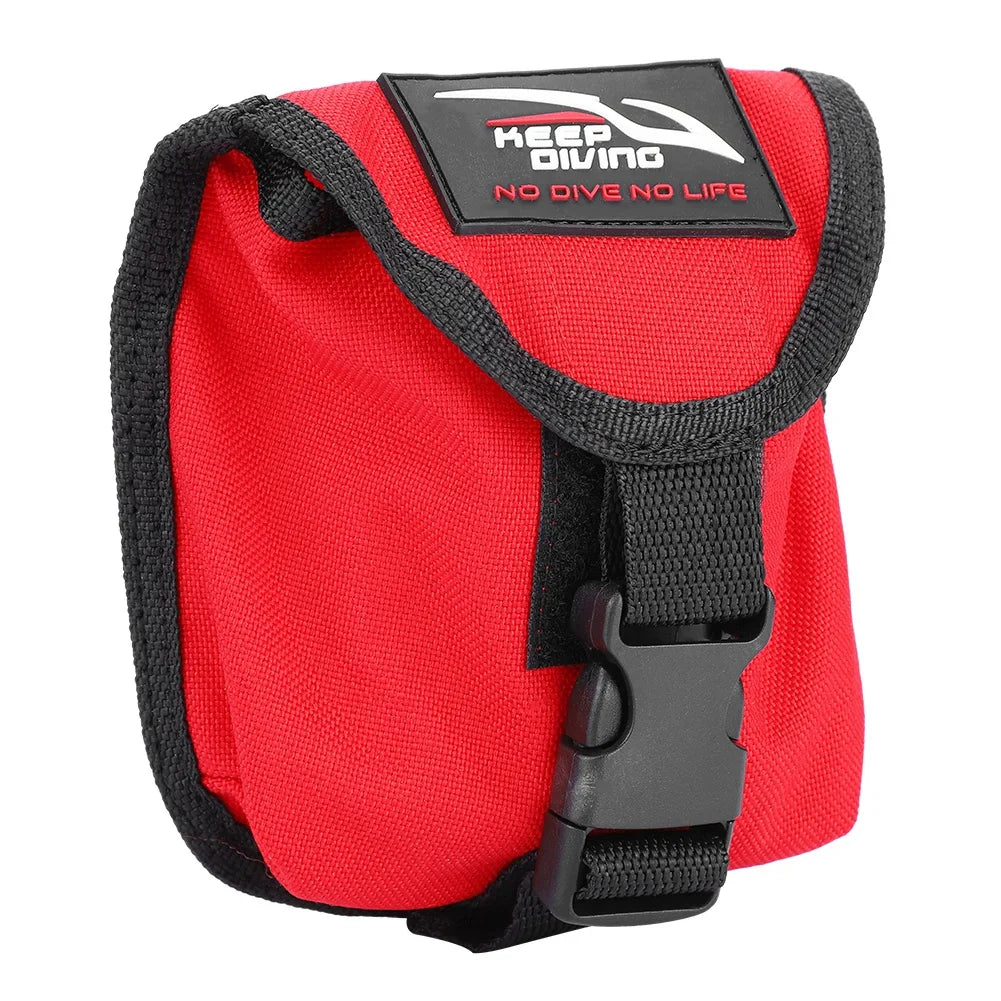 KEEP DIVING Diving Weight Pocket 2KG Scuba Diving Weight Belt Pocket with Quick Release Buckle