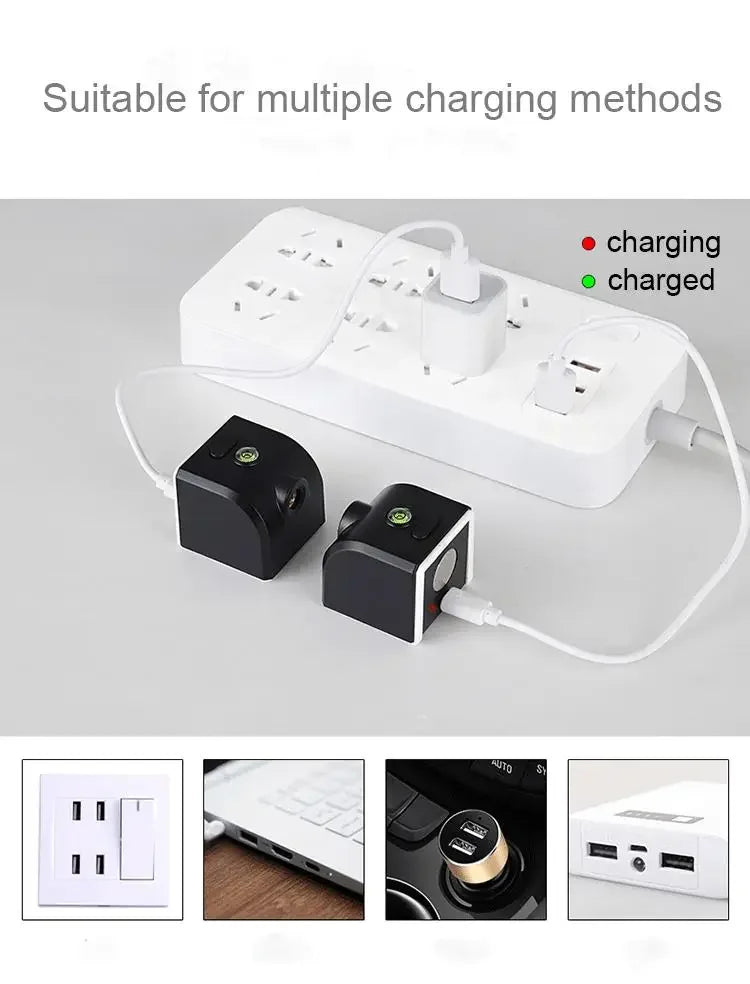 Powerful Laser Level Mini Horizontal And Vertical Cross Lines Super Green Portable Laser Level Location Line For USB Charge DIY